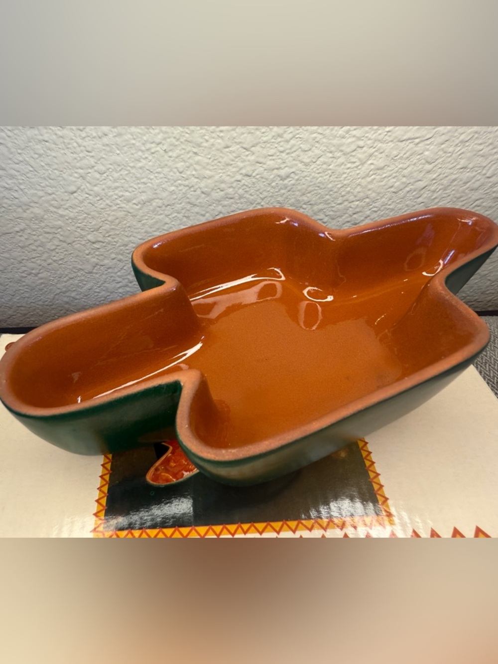 Salsa Bowl - Terra Cotta Cactus - Picture 3 of 16